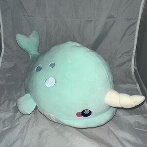 Takashoji Round1 Narwhal Plushie NWT